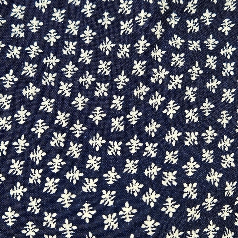 Maurices Blue White Boho Boarder Elastic Waist Flowy Lightweight Palazzo Pants - Picture 5 of 12